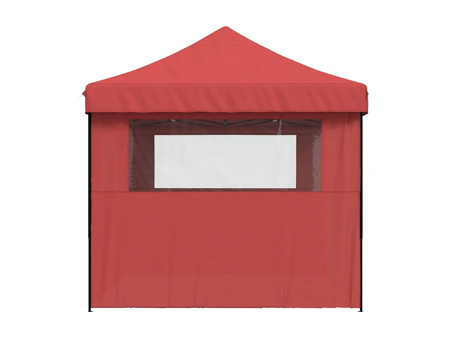 Tienda de fiesta plegable Pop-Up 3 paredes laterales burdeos ES866289