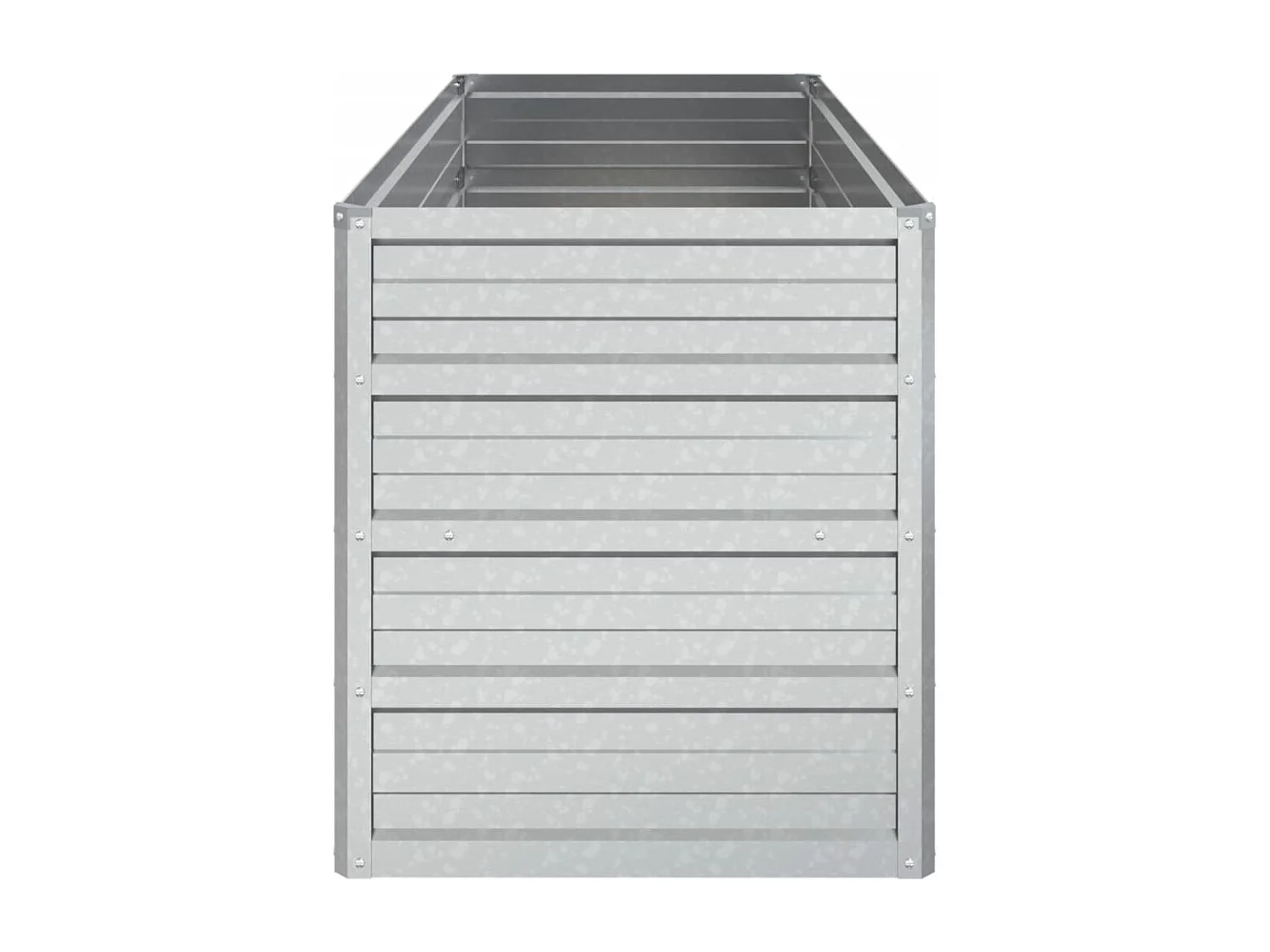 Lit surélevé de jardin 100x40x45 cm Acier galvanisé Argenté FR70961