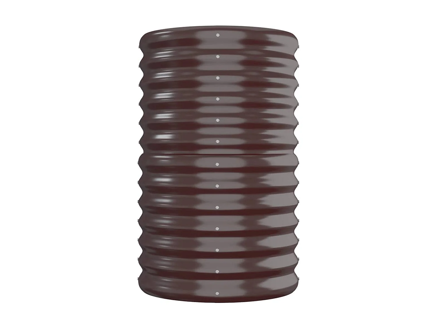 Lit surélevé de jardin Acier enduit de poudre marron FR75683