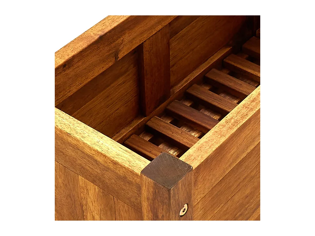 Arriate de madera de acacia 50x25x25 cm ES287454