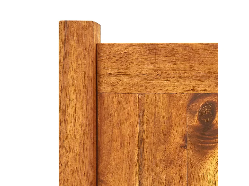 Arriate de madera de acacia 50x25x25 cm ES287454