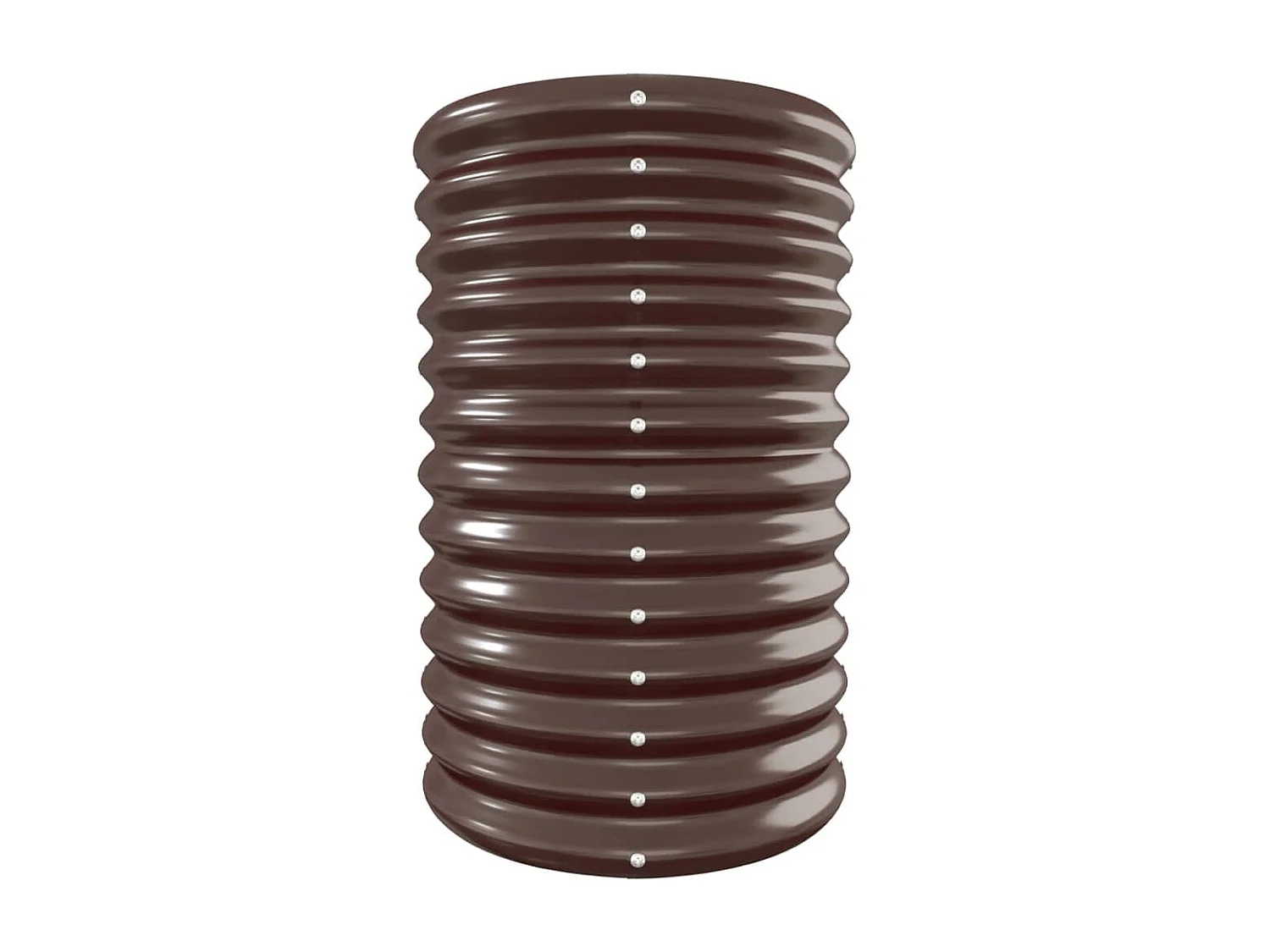 Lit surélevé de jardin Acier enduit de poudre marron FR54288