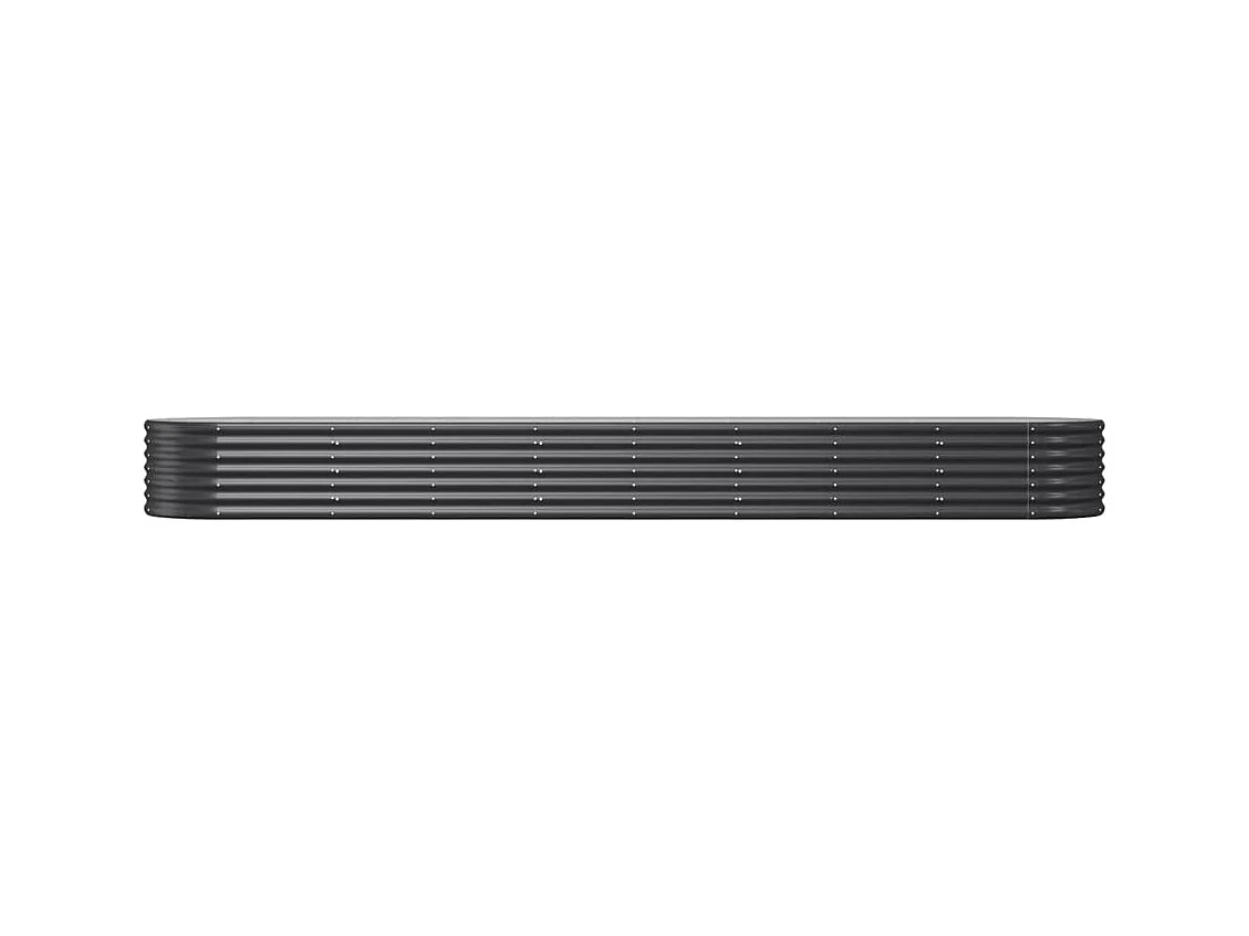Lit surélevé de jardin Acier enduit de poudre Anthracite FR14089