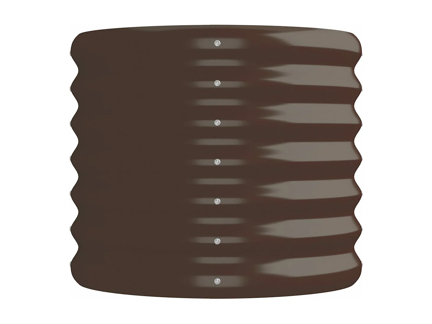 Lit surélevé de jardin Acier enduit de poudre marron FR70172