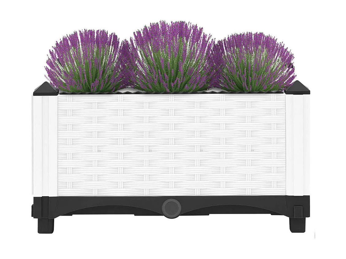 Plantenbak verhoogd 40x40x23 cm polypropeen BE932808