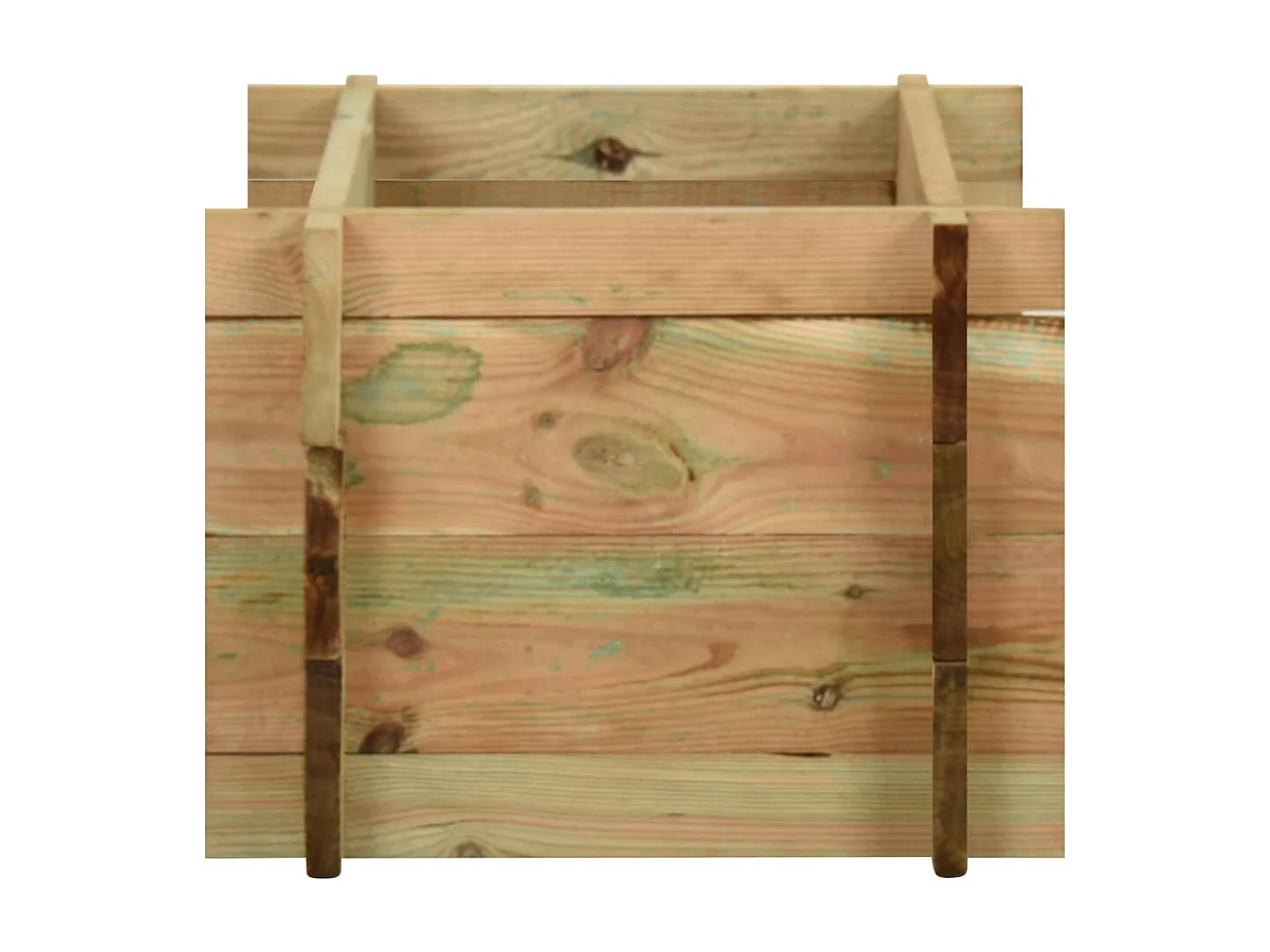 Jardinera de verduras madera pino impregnada 40 cm ES574668