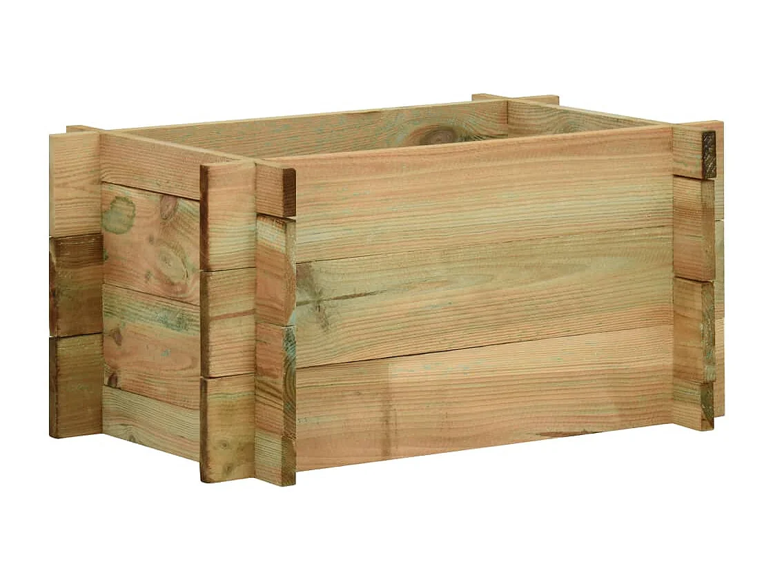 Jardinière surélevée pour légumes Bois de pin imprégné 40 cm FR83319