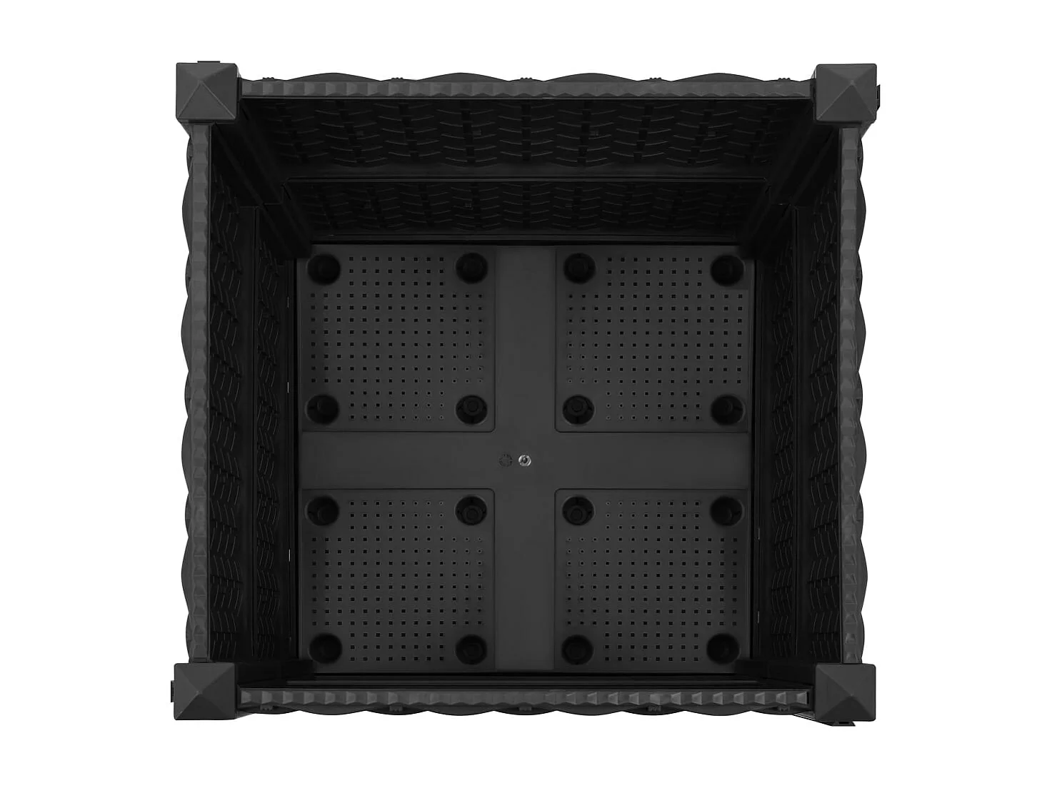 Canteiro elevado 40x40x38 cm polipropileno PT223832