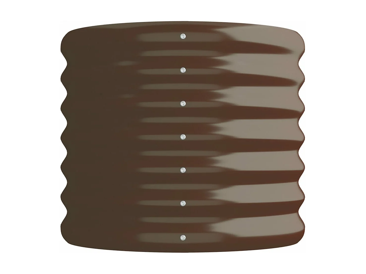 Lit surélevé de jardin Acier enduit de poudre marron FR50443