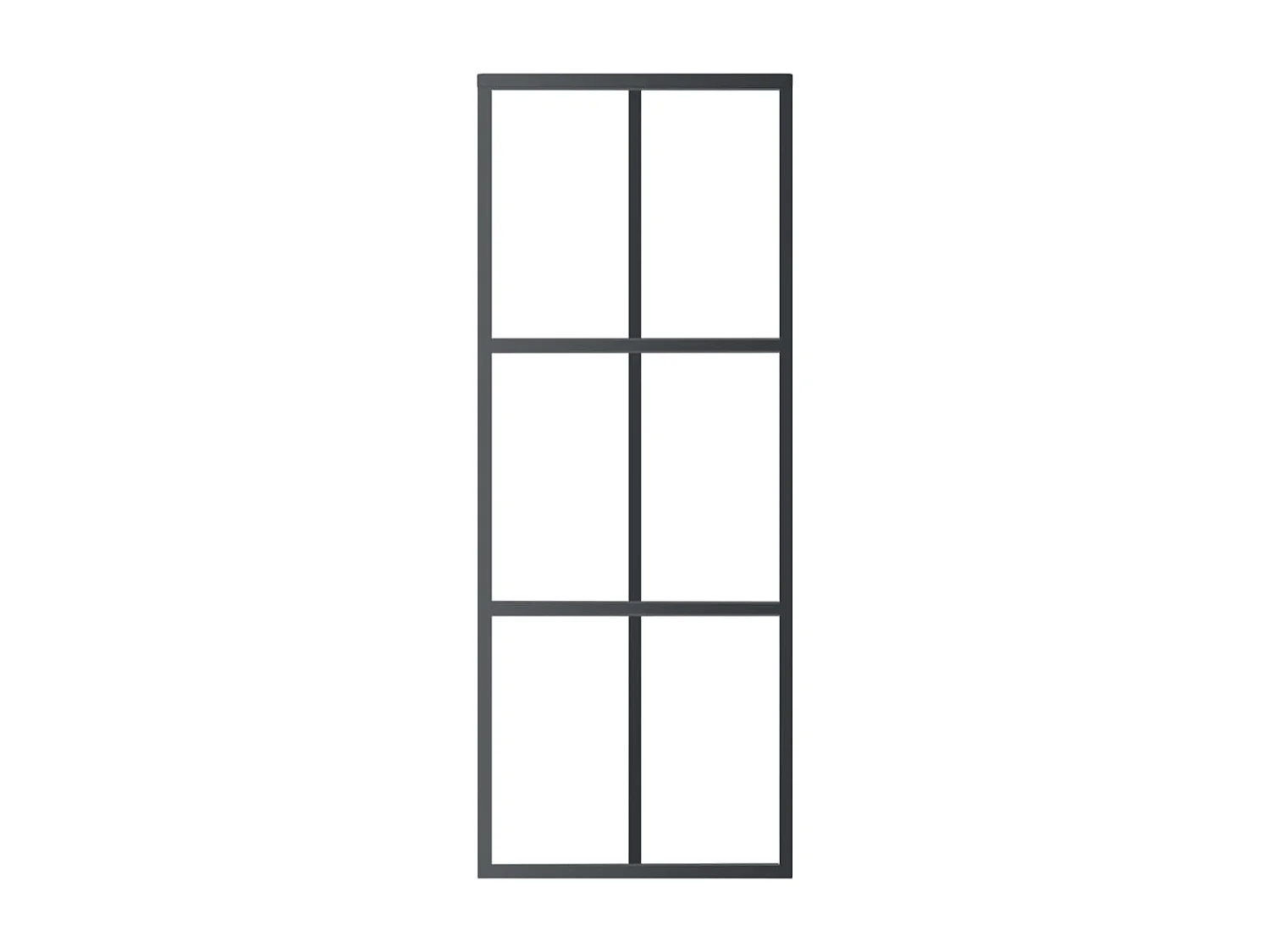 Porte coulissante et quincaillerie Verre ESG/Aluminium 76x205cm FR170978