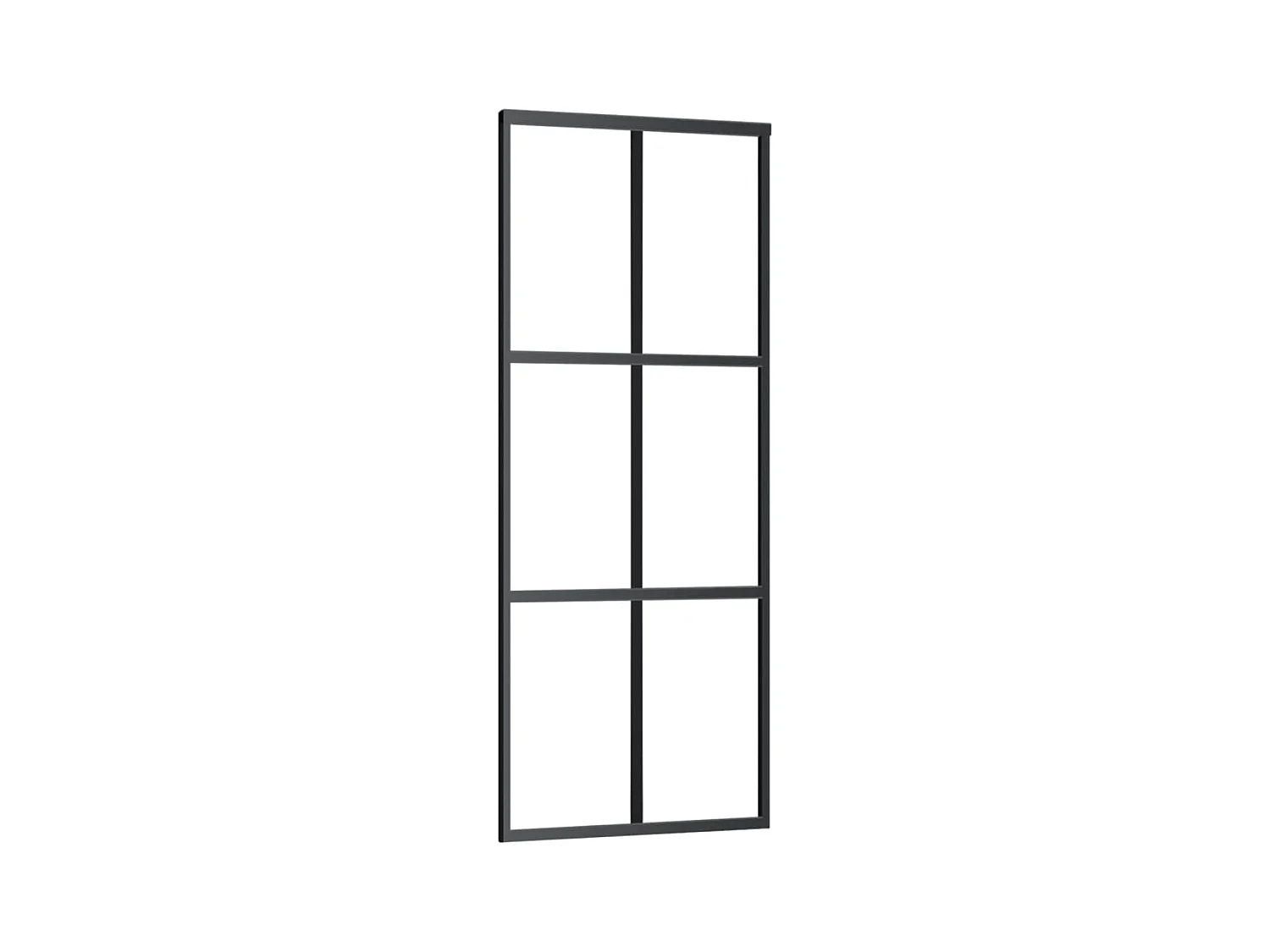 Porte coulissante et quincaillerie Verre ESG/Aluminium 76x205cm FR170978
