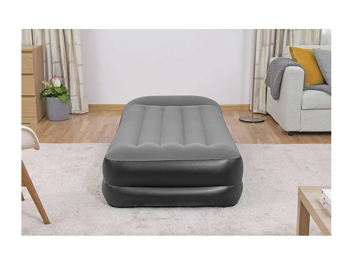 Colchão insuflável com bomba de ar embutida 191x97x46 cm PT422199