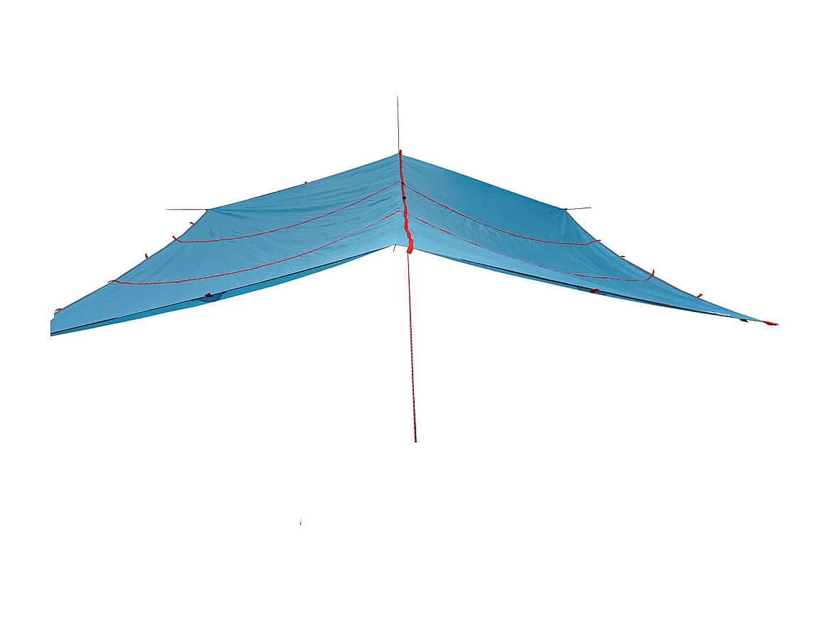 Tonnelle- Bâche de camping bleu 420x440 cm imperméable FR415219