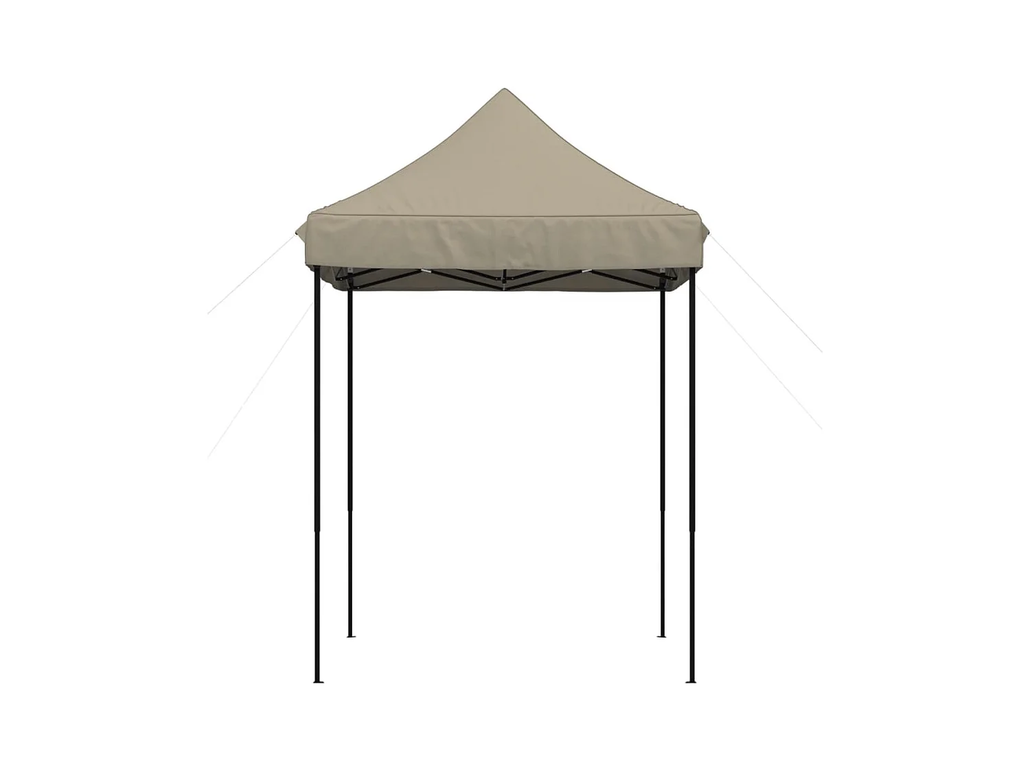 Tonnelle -Tente de réception pliable escamotable taupe 200x200x306 cm FR804051