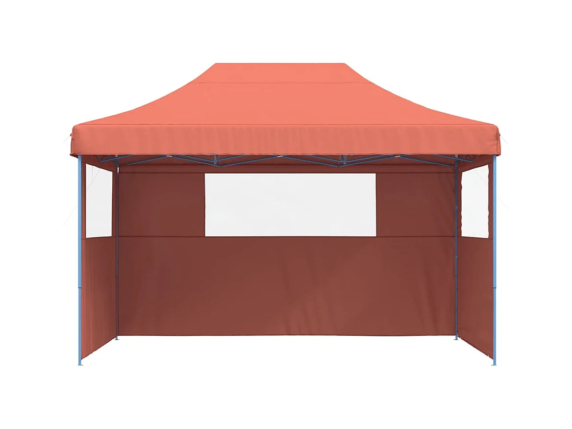 Tonnelle -Tente de réception pliable escamotable avec 3 parois latérales FR744593
