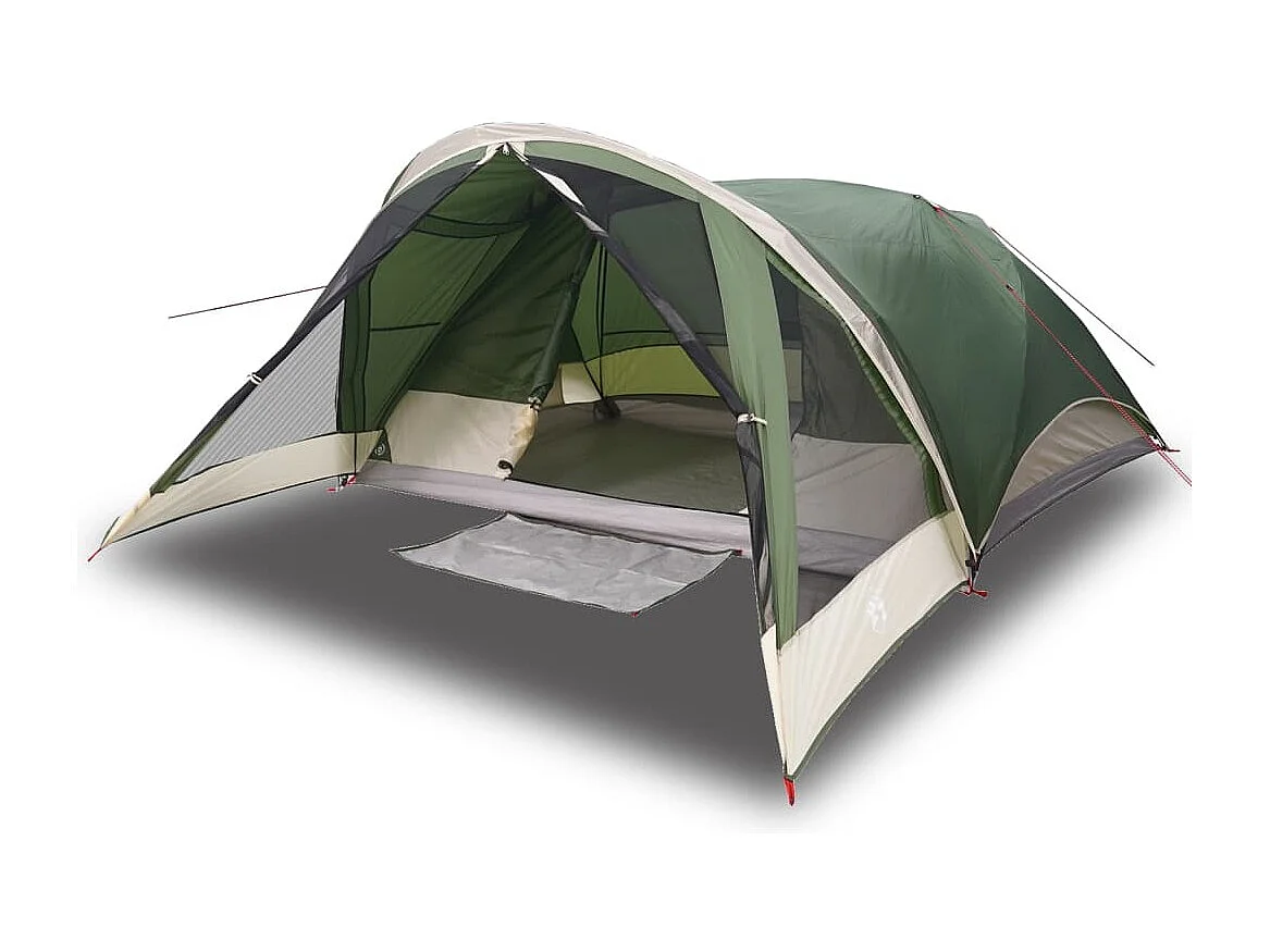 Tonnelle -Tente de cabine familiale 6 personnes vert imperméable FR390278