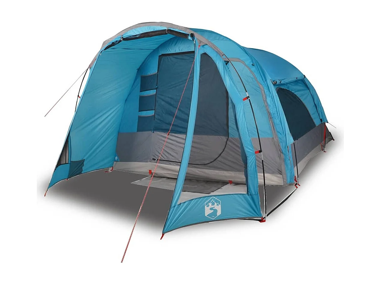 Tienda de campaña familiar 6 personas impermeable azul ES116730