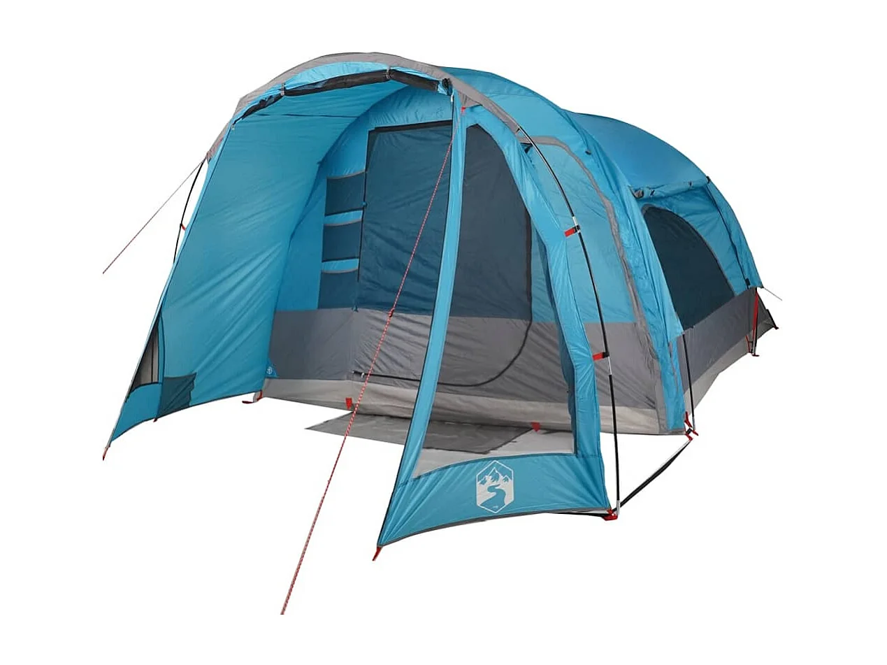 Tienda de campaña familiar 6 personas impermeable azul ES116730