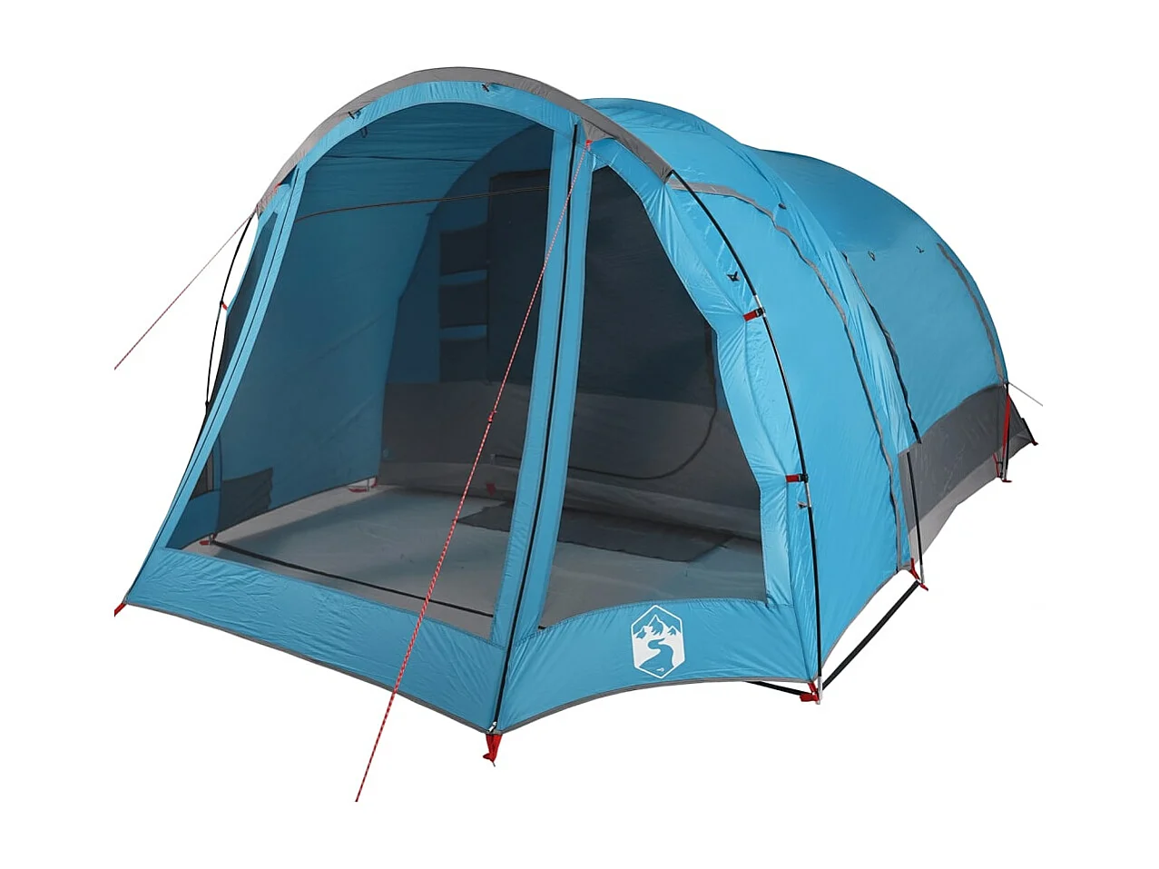 Tonnelle -Tente familiale 6 personnes bleu imperméable FR485593