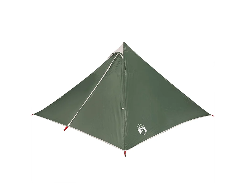 Tenda familiar tipi para 7 pessoas impermeável verde PT178415