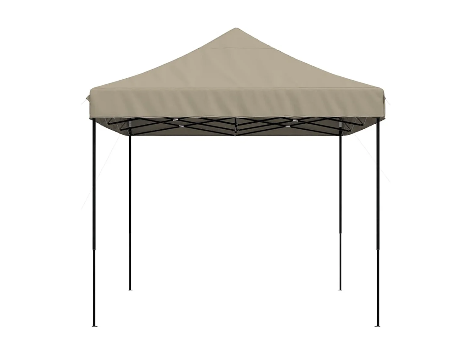 Tonnelle -Tente de réception pliable escamotable taupe 440x292x315 cm FR858662