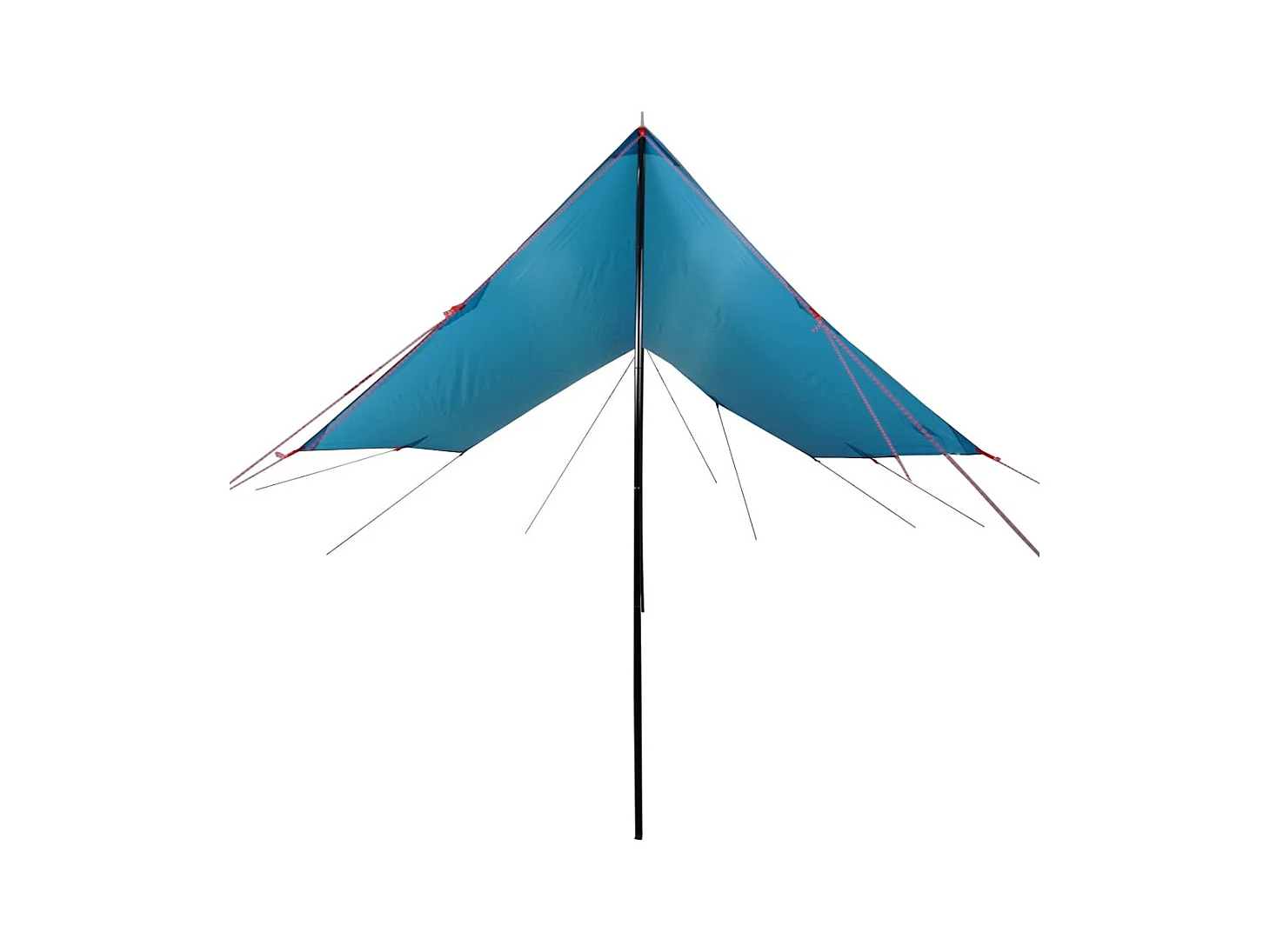 Tonnelle- Bâche de camping bleu 460x305x210 cm imperméable FR737983