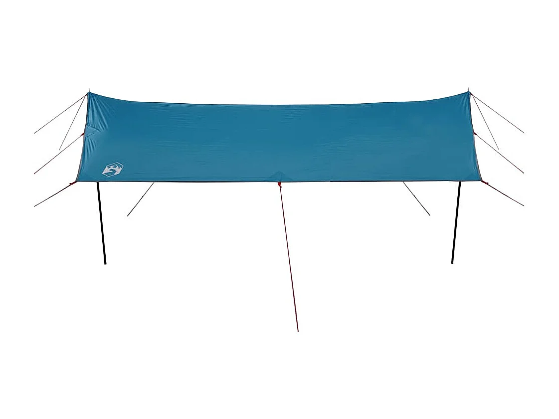 Tonnelle- Bâche de camping bleu 460x305x210 cm imperméable FR737983