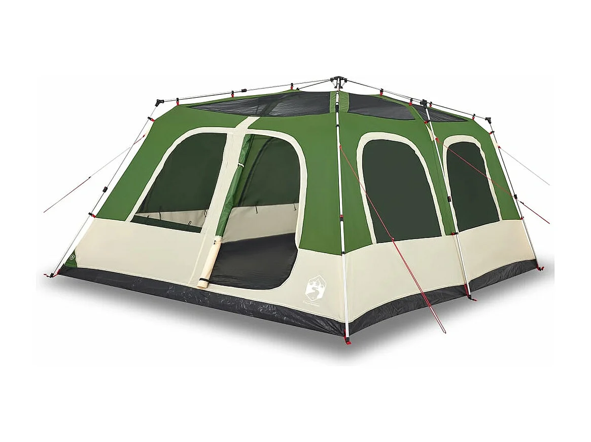 Koepeltent 10-persoons snelontgrendeling groen BE501285