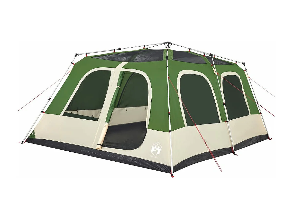 Koepeltent 10-persoons snelontgrendeling groen BE501285