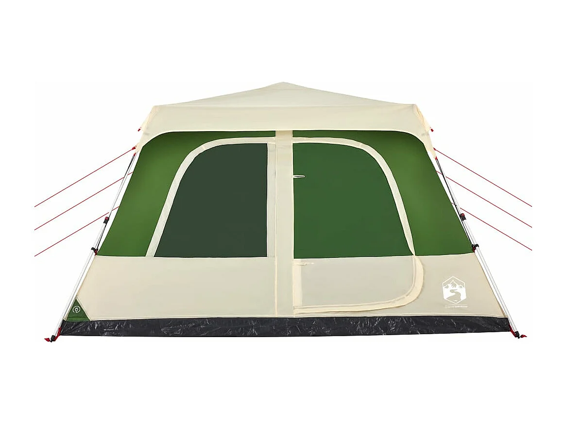 Tonnelle -Tente familiale à dôme 10 personnes vert libération rapide FR790124