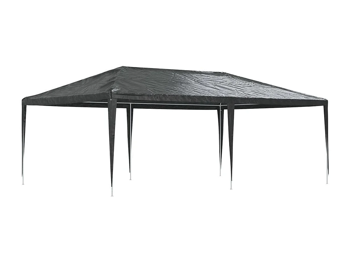 Carpa profesional para fiestas gris antracita 90 g/m² 4x6 m ES113386