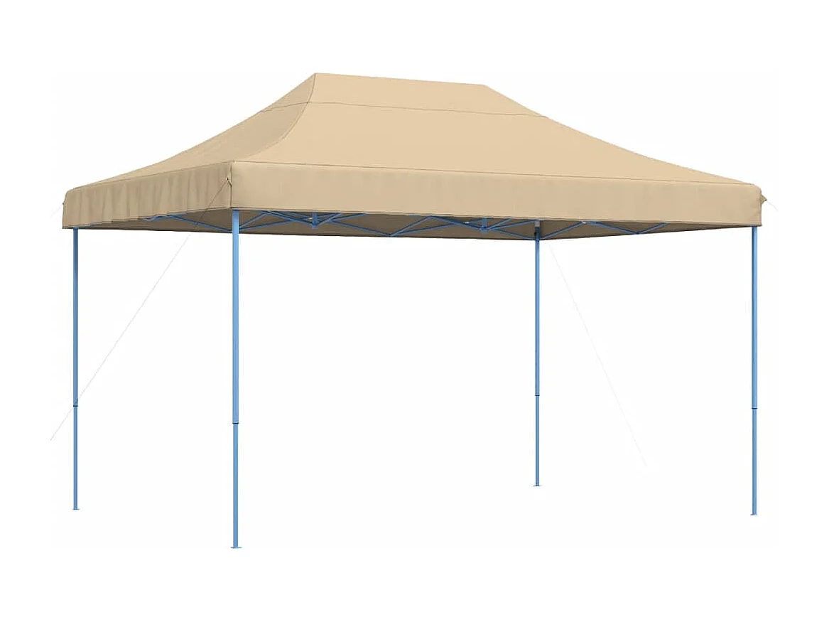 Tienda de fiesta plegable Pop-Up beige 410x279x315 cm ES797293