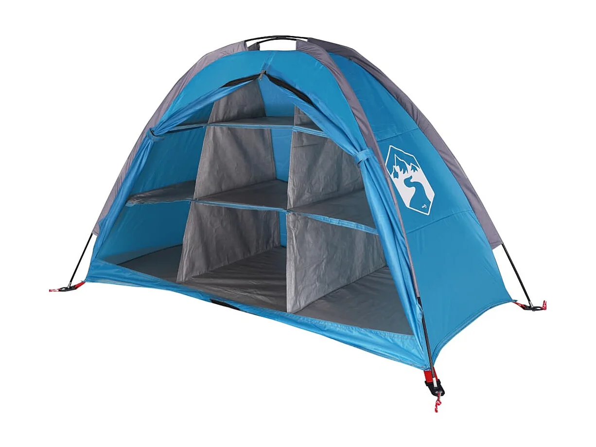 Tonnelle -Tente de rangement avec 9 compartiments bleu imperméable FR324444