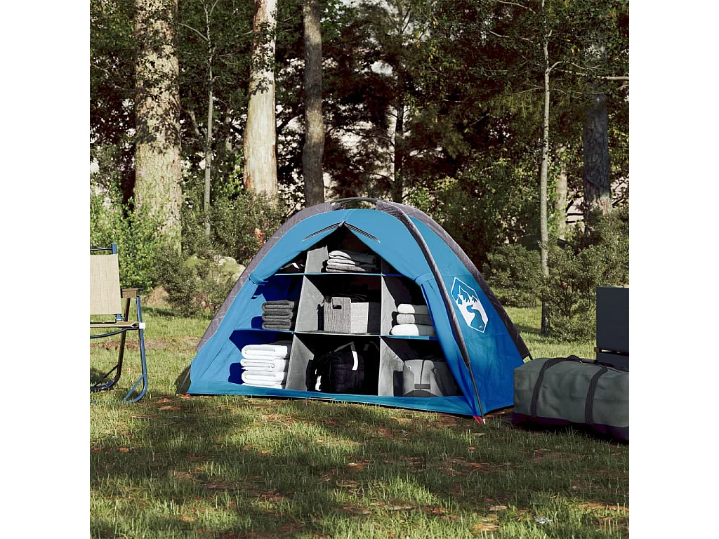 Tienda de almacenaje 9 compartimentos impermeable azul ES590623