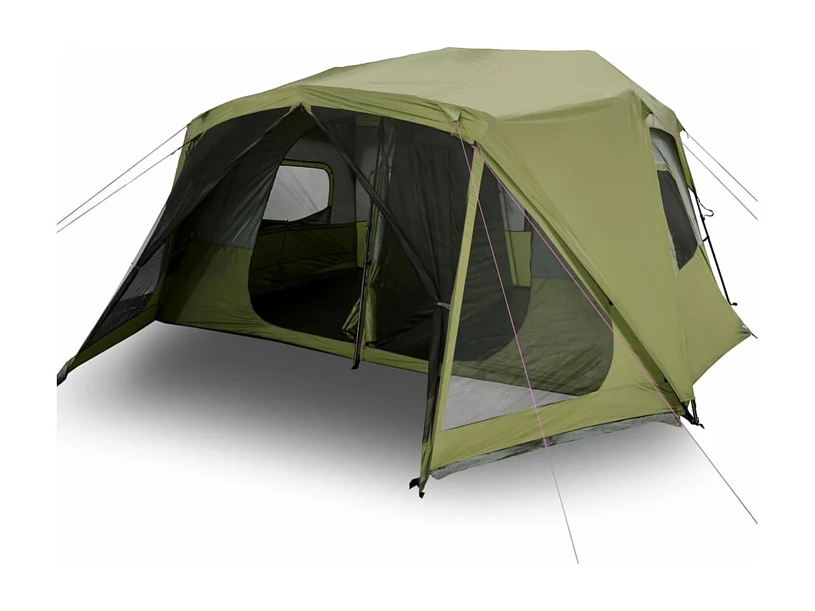 Tonnelle -Tente familiale 10 personnes vert libération rapide imperméable FR322732