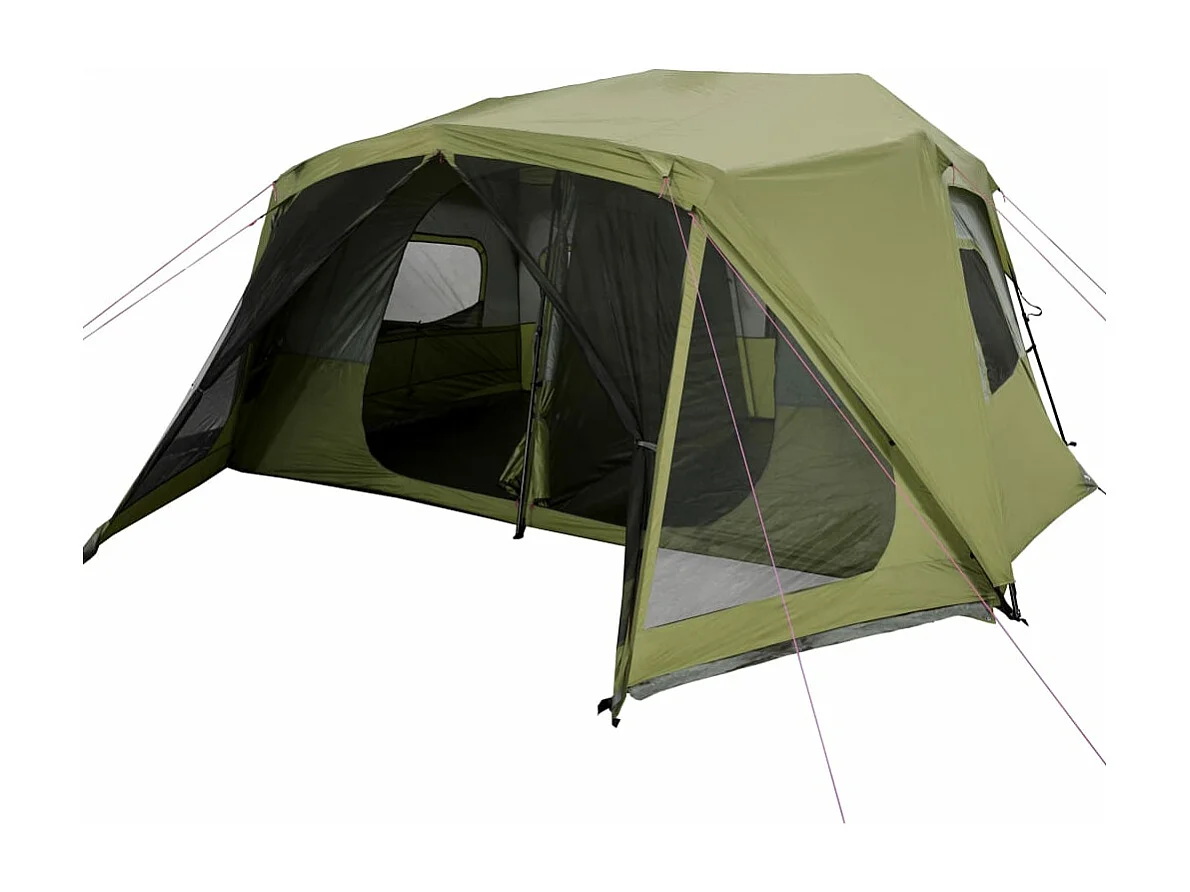 Tonnelle -Tente familiale 10 personnes vert libération rapide imperméable FR322732