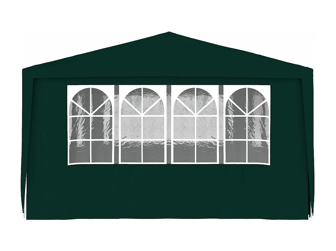 Carpa profesional para fiestas con paredes verde 90 g/m² 4x6 m ES880648