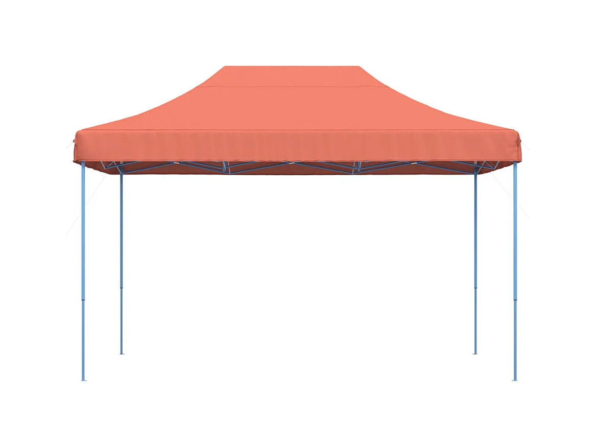 Tonnelle -Tente réception pliable escamotable terre cuite 410x279x315 cm FR621523