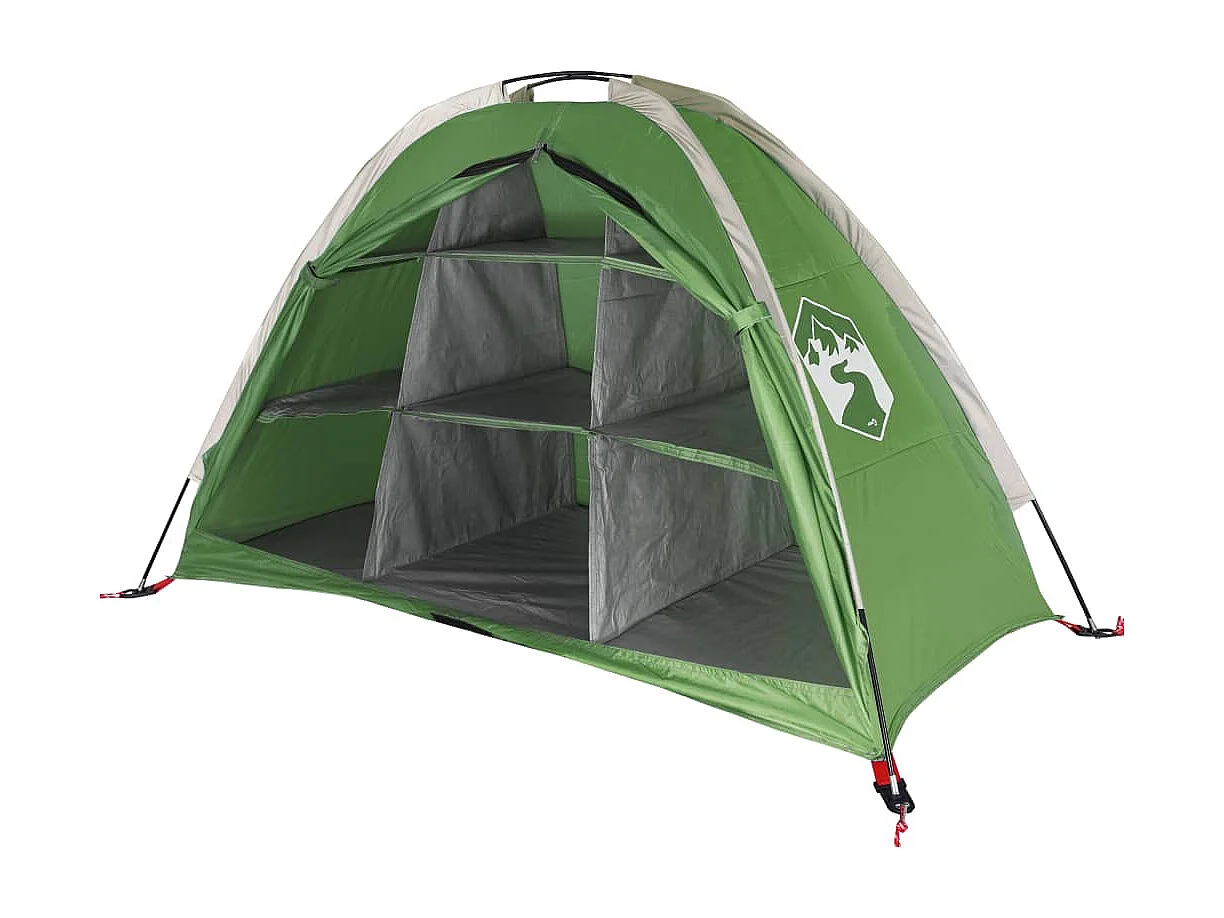 Tenda de arrumação 9 compartimentos impermeável verde PT600105