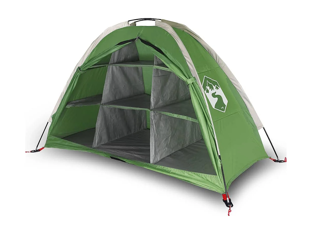 Tonnelle -Tente de rangement avec 9 compartiments vert imperméable FR911844