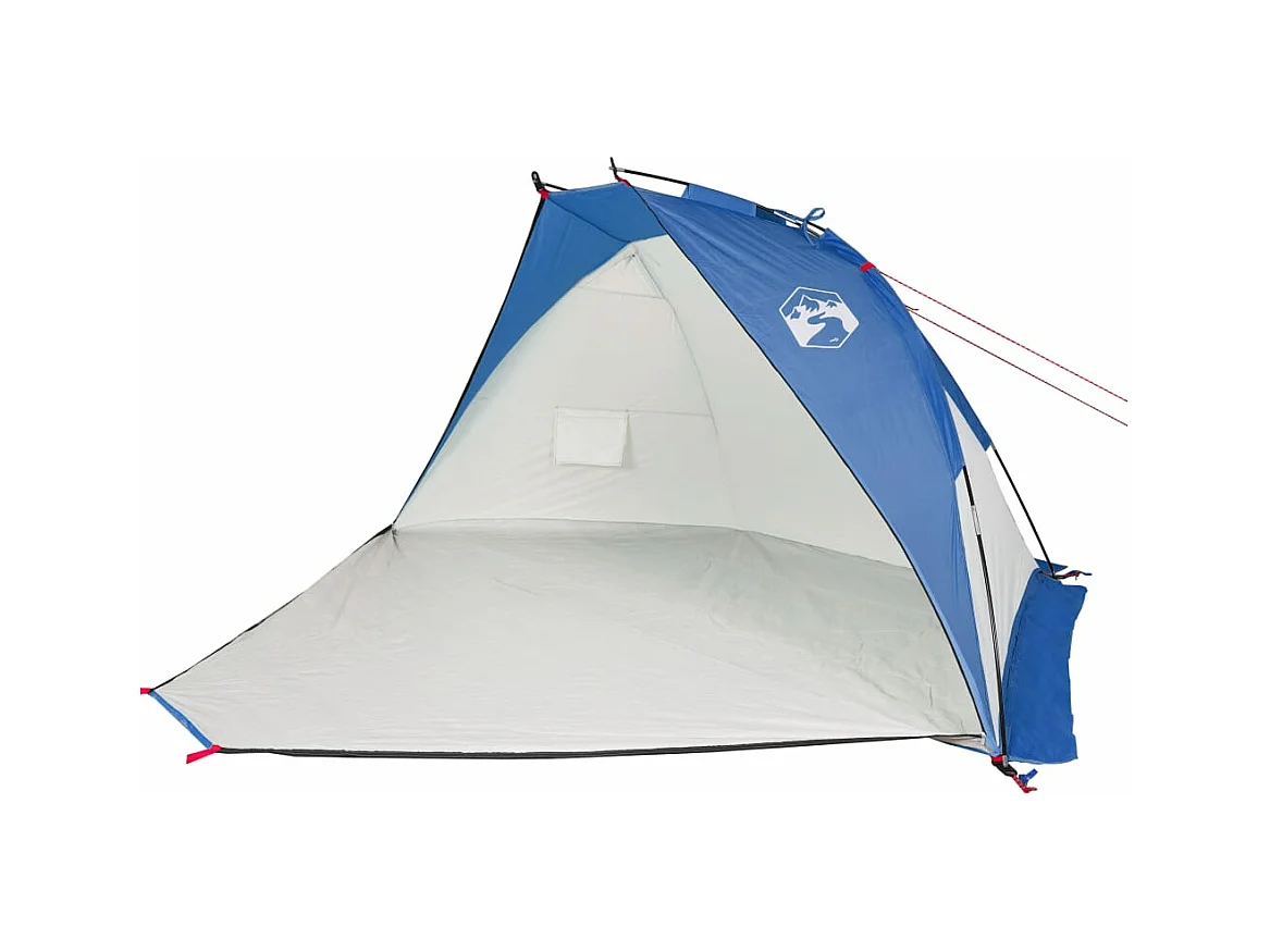 Tonnelle -Tente de plage bleu azuré 268x223x125 cm 185T polyester FR429257