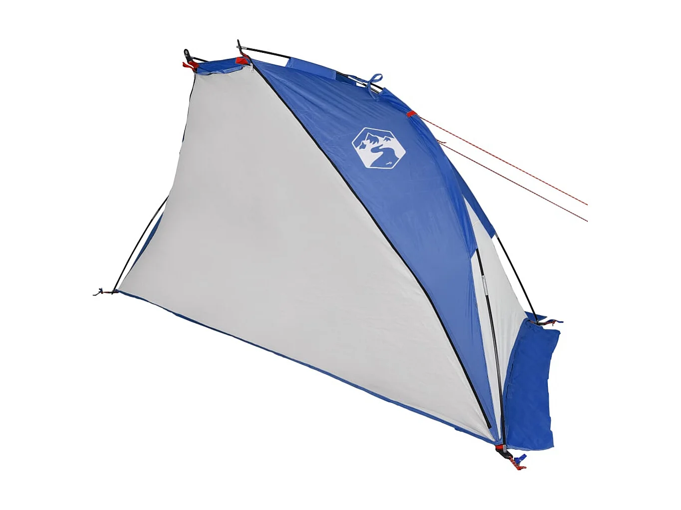 Tonnelle -Tente de plage bleu azuré 268x223x125 cm 185T polyester FR429257