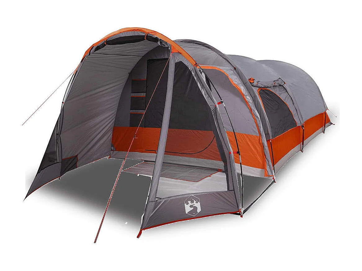 Tunneltent 8-persoons waterdicht grijs BE970502