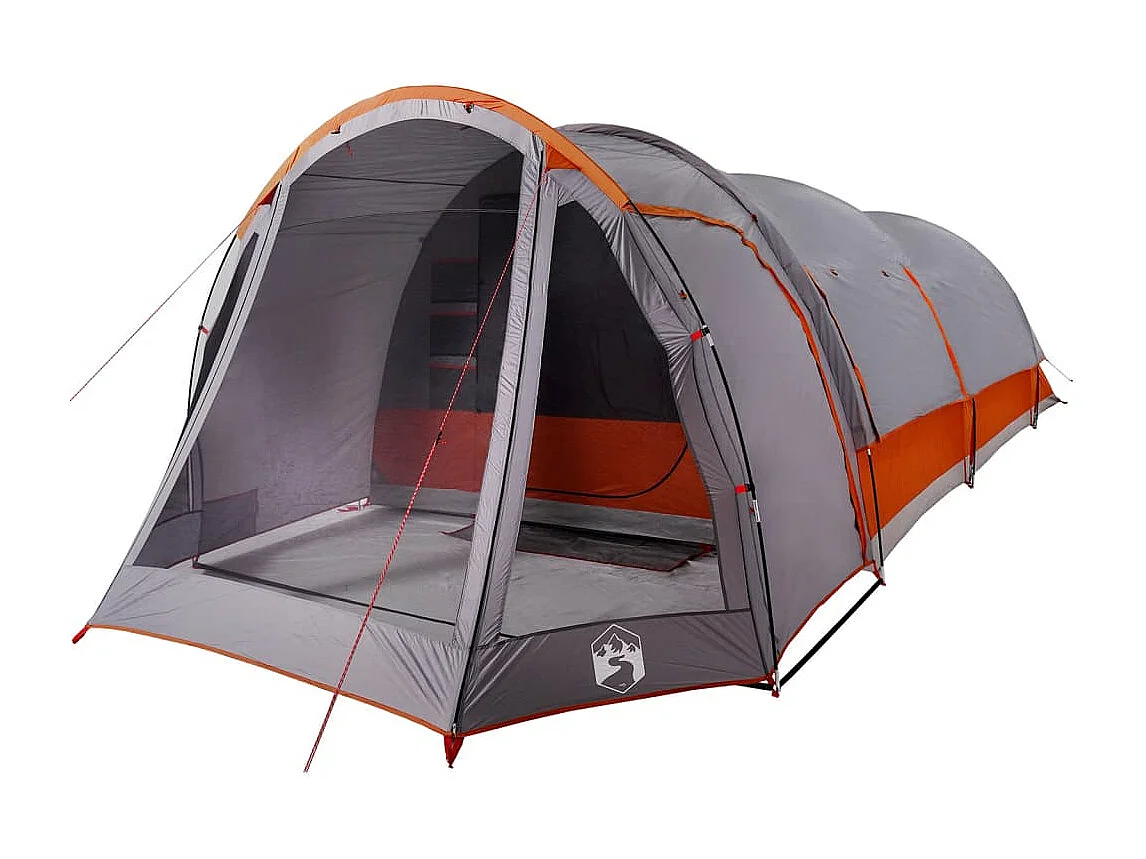 Tunneltent 8-persoons waterdicht grijs BE970502