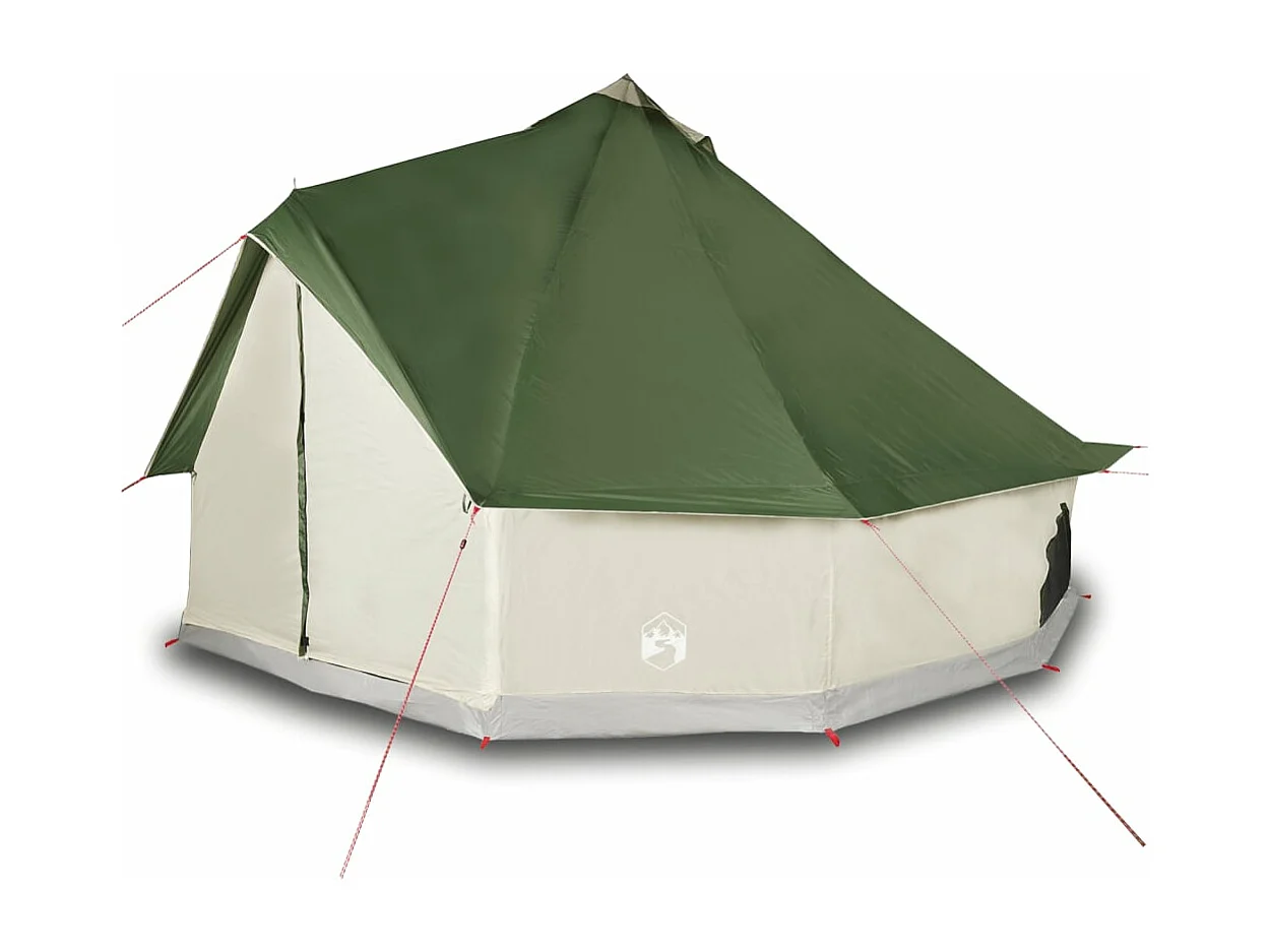 Tonnelle -Tente familiale tipi 12 personnes vert imperméable FR171820