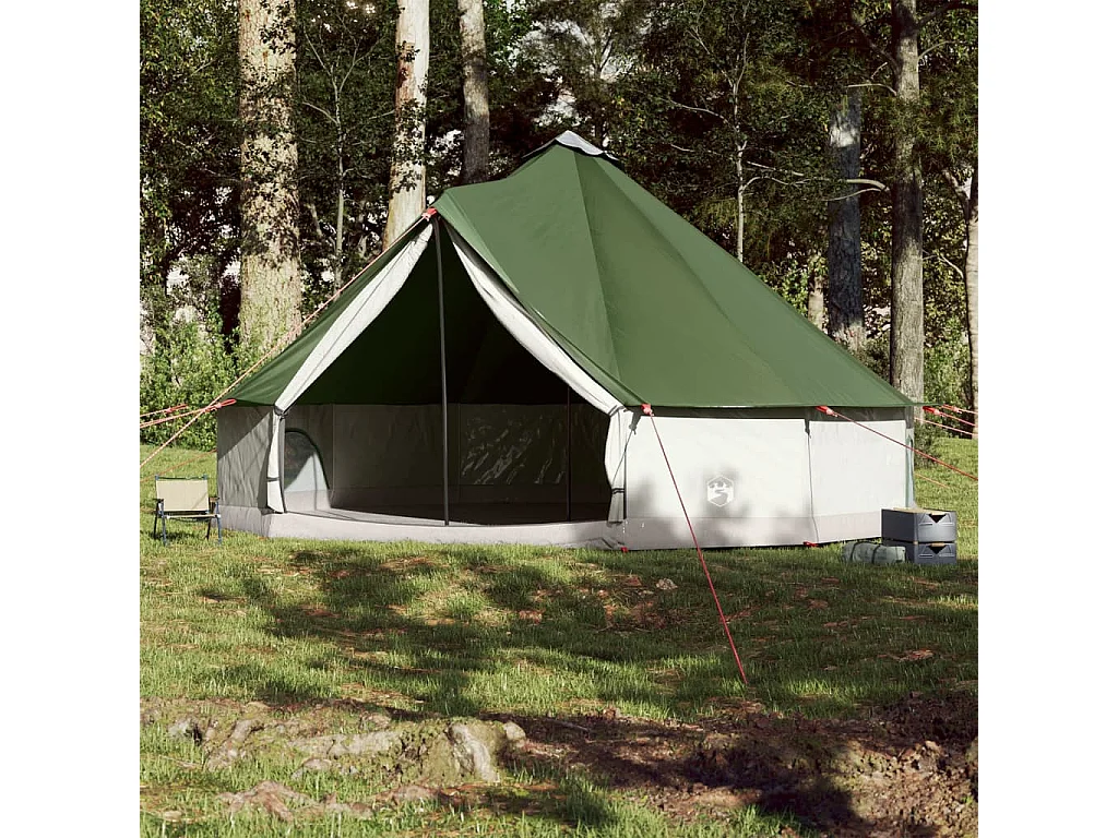 Tonnelle -Tente familiale tipi 12 personnes vert imperméable FR171820