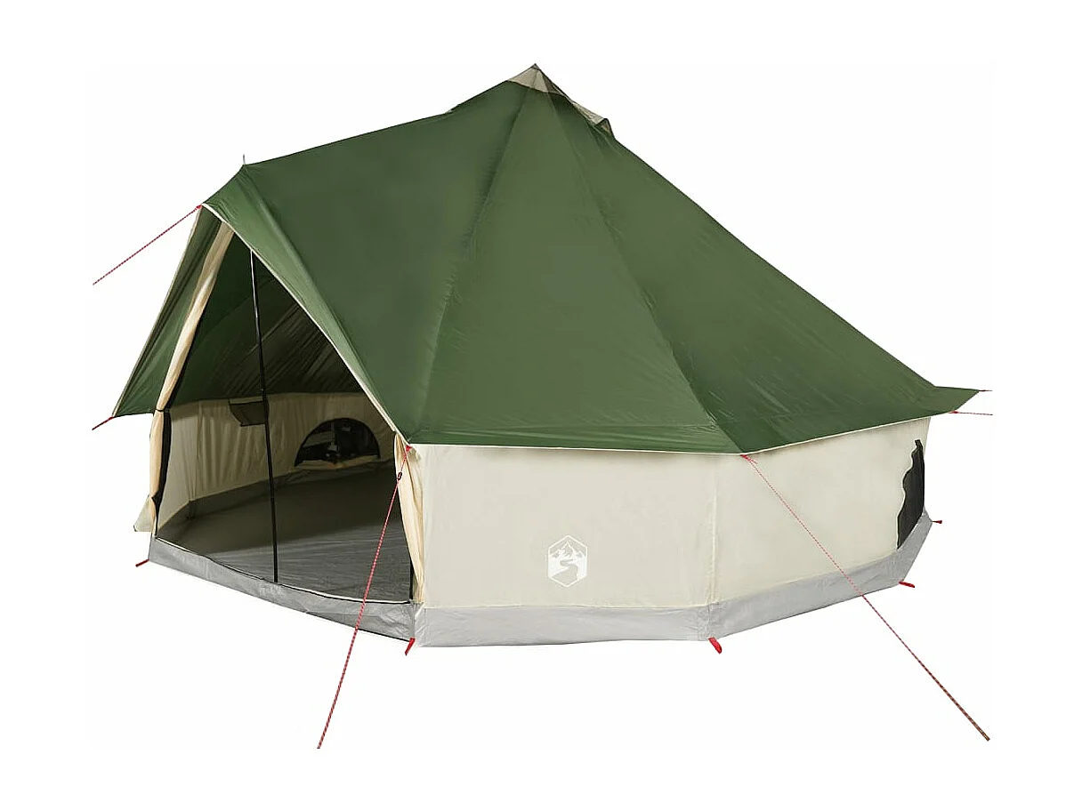 Tonnelle -Tente familiale tipi 12 personnes vert imperméable FR171820