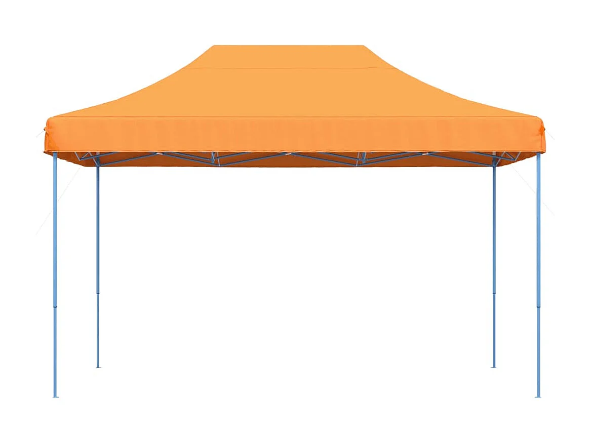 Tonnelle -Tente de réception pliable escamotable orange 410x279x315 cm FR698657