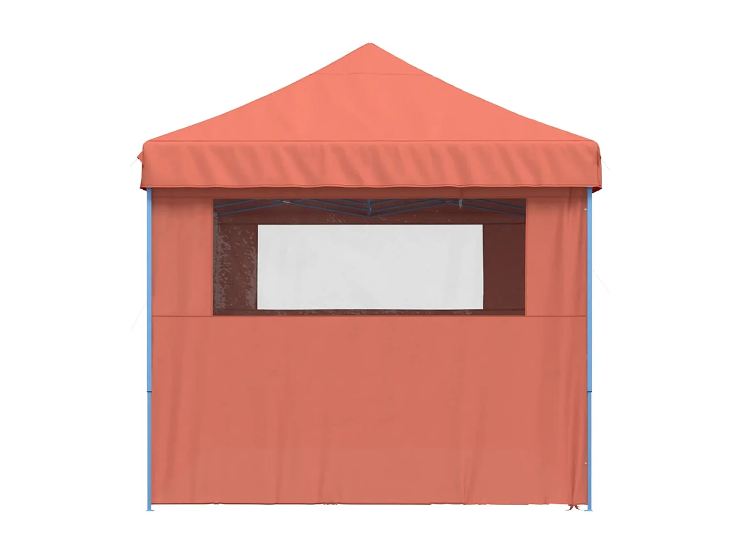 Tienda de fiesta plegable Pop-Up 4 paredes laterales terracota ES177026