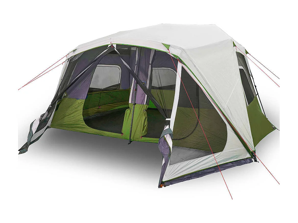 Tienda familiar con LED 10 personas apertura rápida verde ES170030